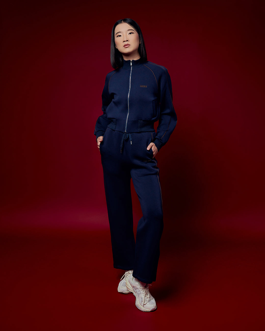 CAKENIS SPRING EDEN JUMPER SET IN NAVY – Cakenis