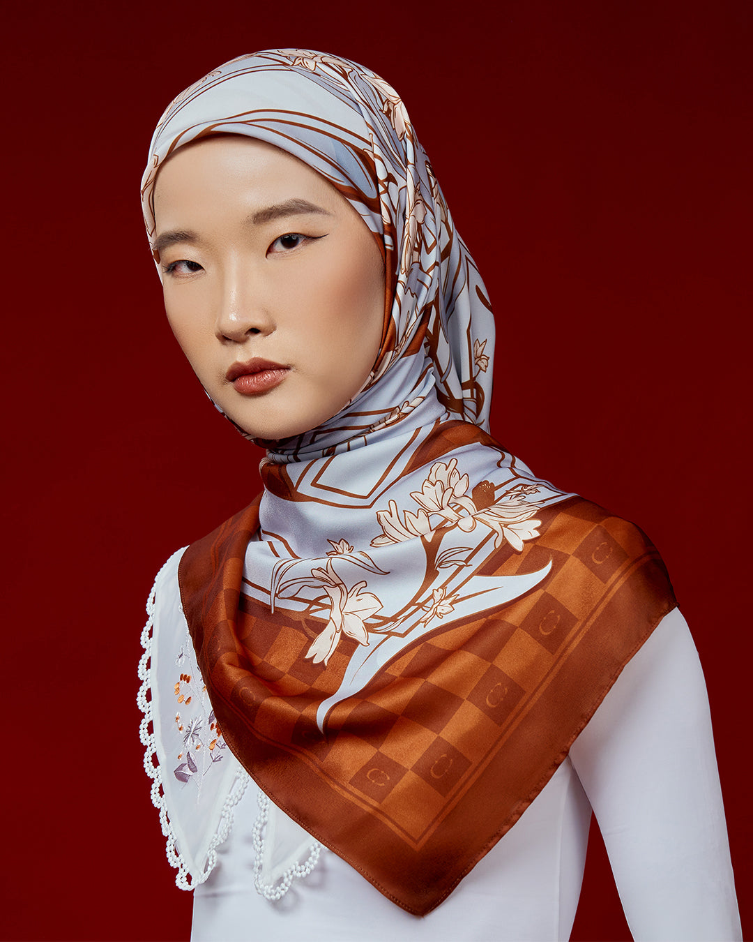 Hotelkalingaashok Wensli Silk Scarf Prices CAKENIS SPRING REVERIE