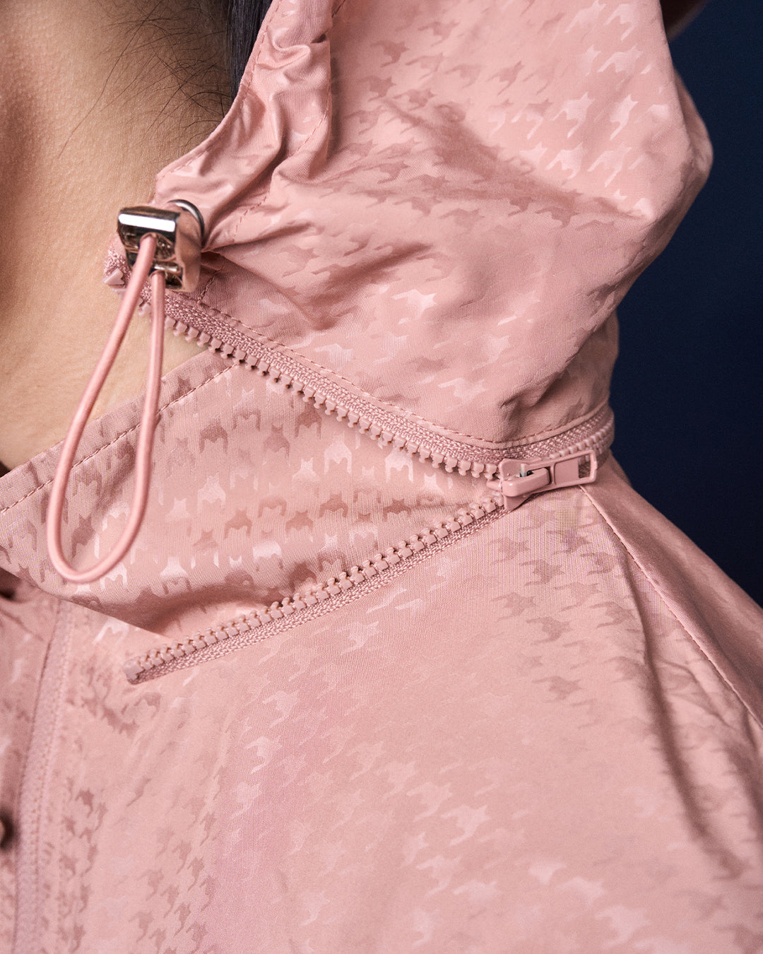 CAKENIS ATHLEISURE ASPEN WINDBREAKER IN MAUVE PINK