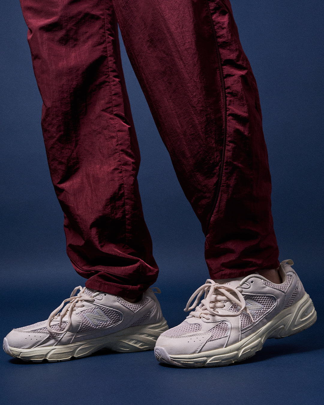 CAKENIS BARREL UNISEX SPORTS PANTS IN MAROON