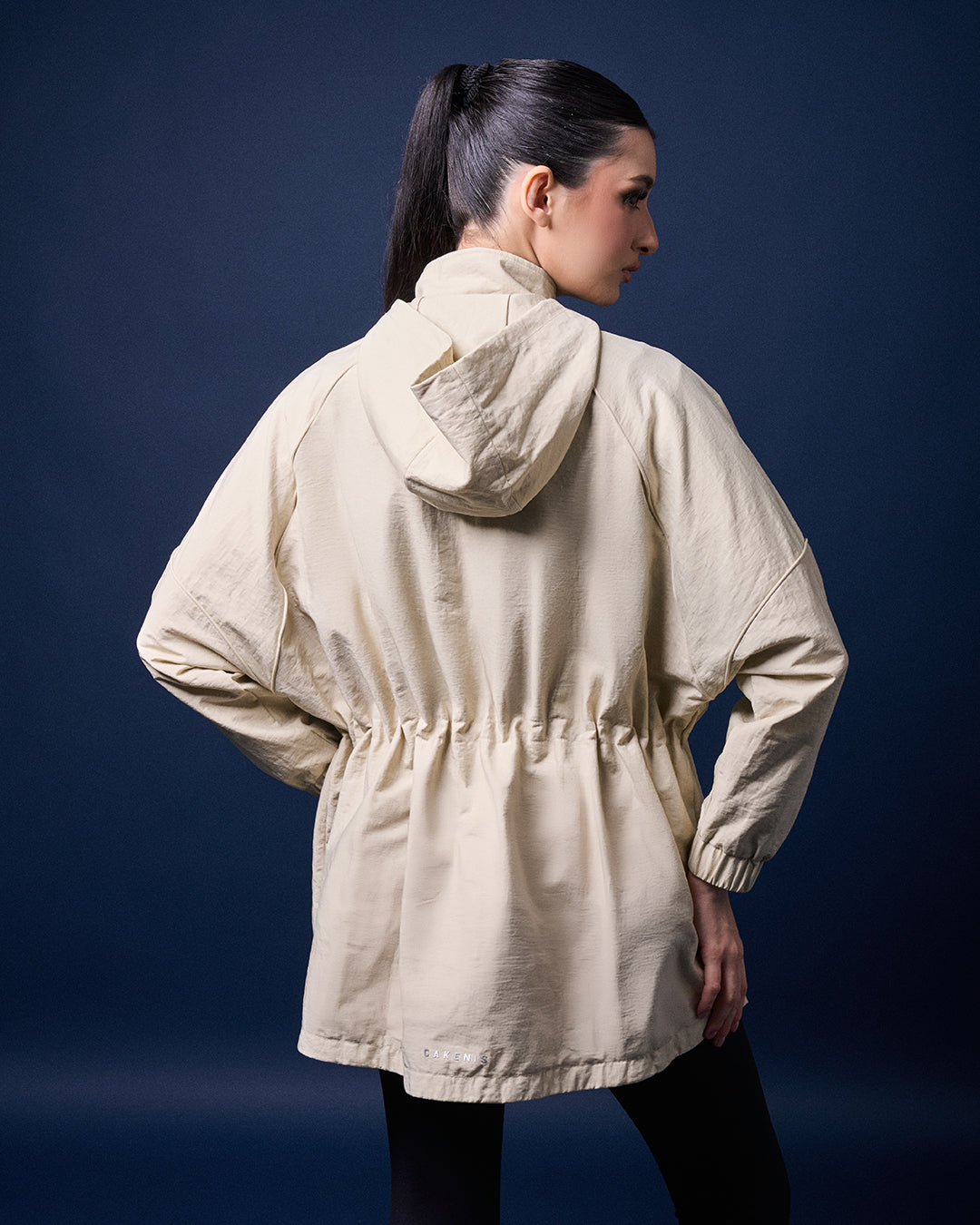 CAKENIS HARPER HOODIE JACKET IN BEIGE