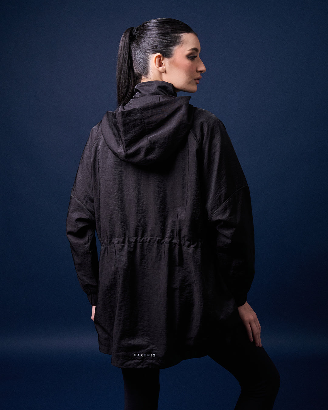 CAKENIS HARPER HOODIE JACKET IN BLACK