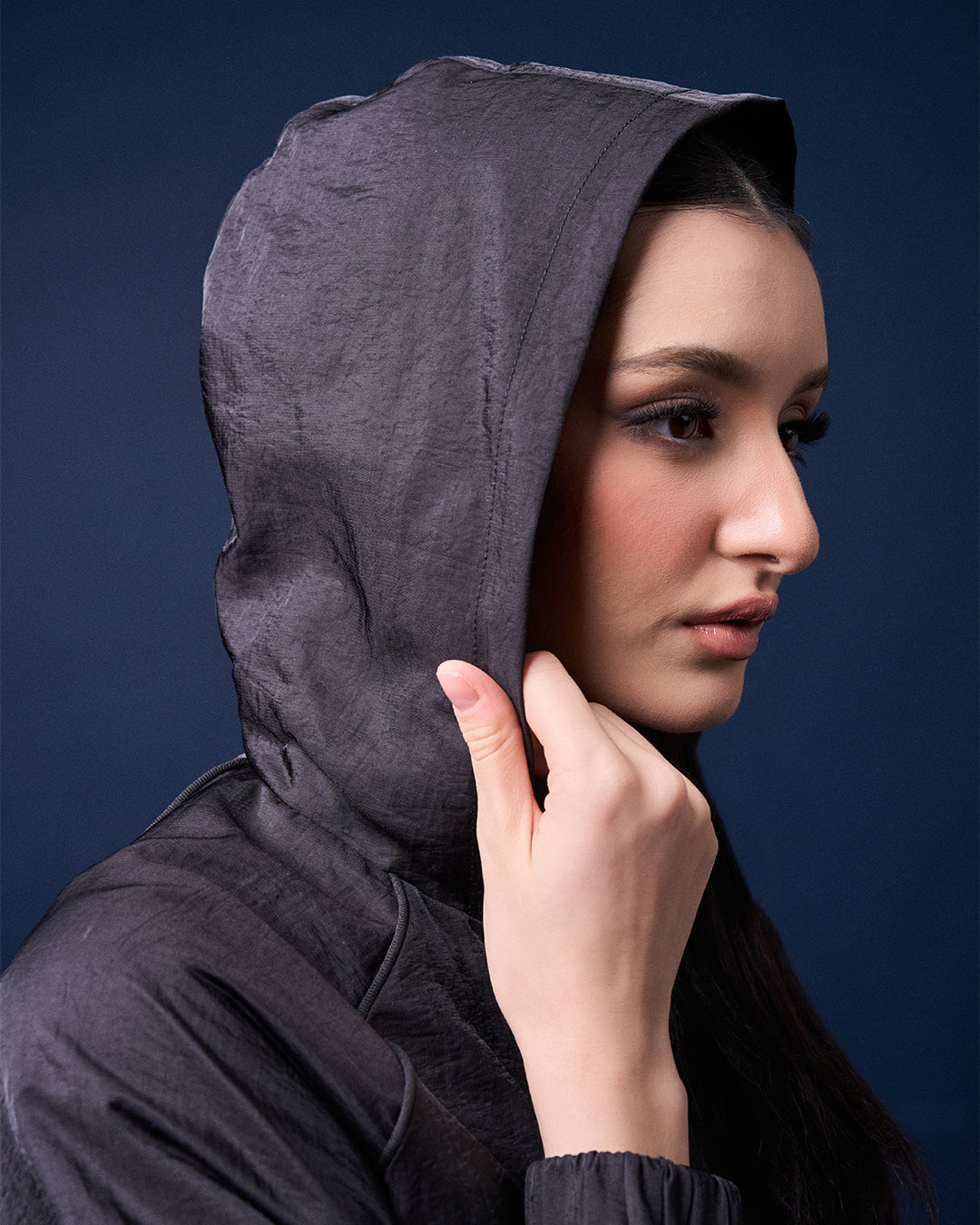 CAKENIS HARPER HOODIE JACKET IN BLACK