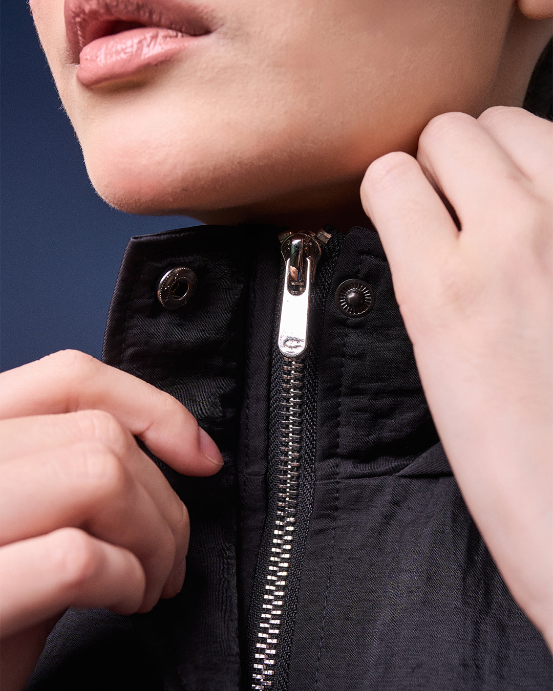 CAKENIS HARPER HOODIE JACKET IN BLACK