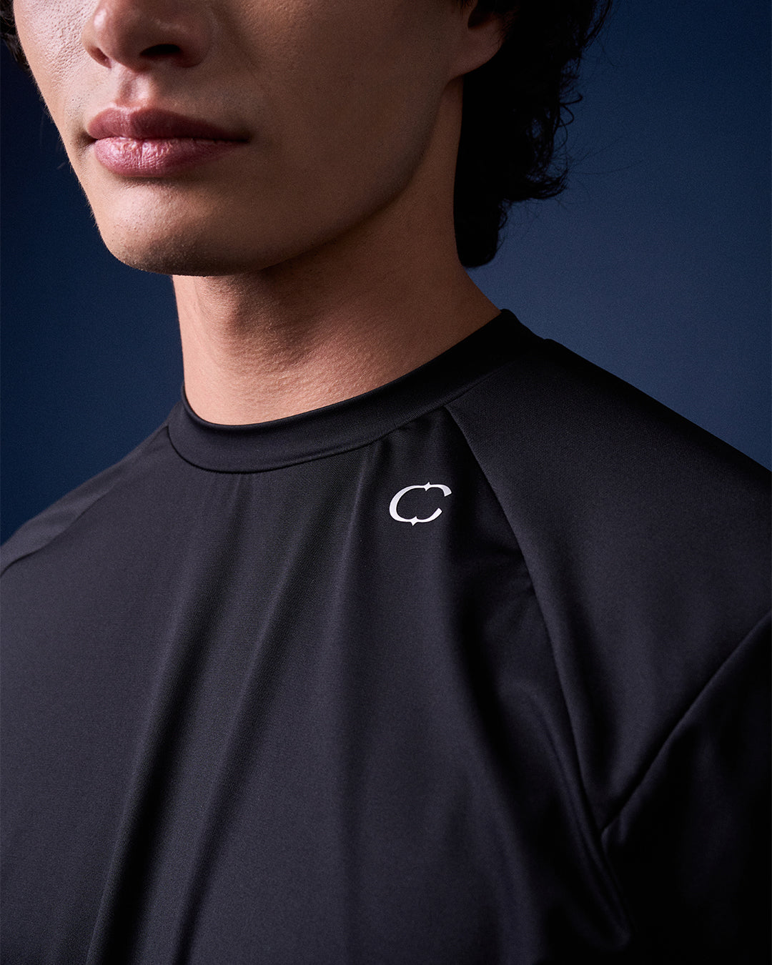 CAKENIS SLIM SPORTS TOP MEN IN BLACK