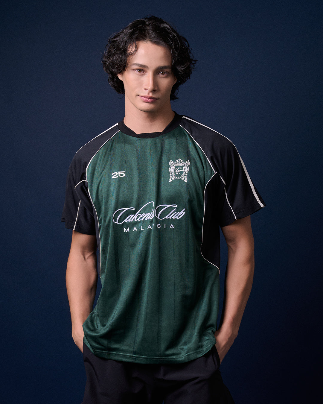 CAKENIS SHOW UP JERSEY MEN IN BLACK GREEN