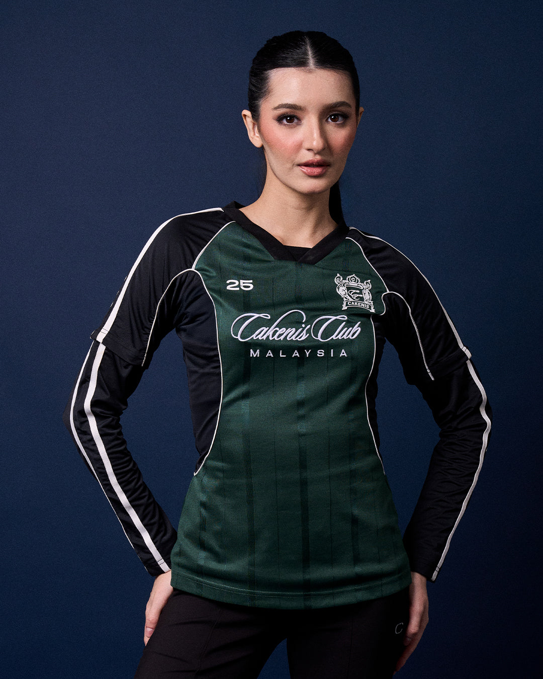 CAKENIS SHOW UP JERSEY WOMEN IN BLACK GREEN