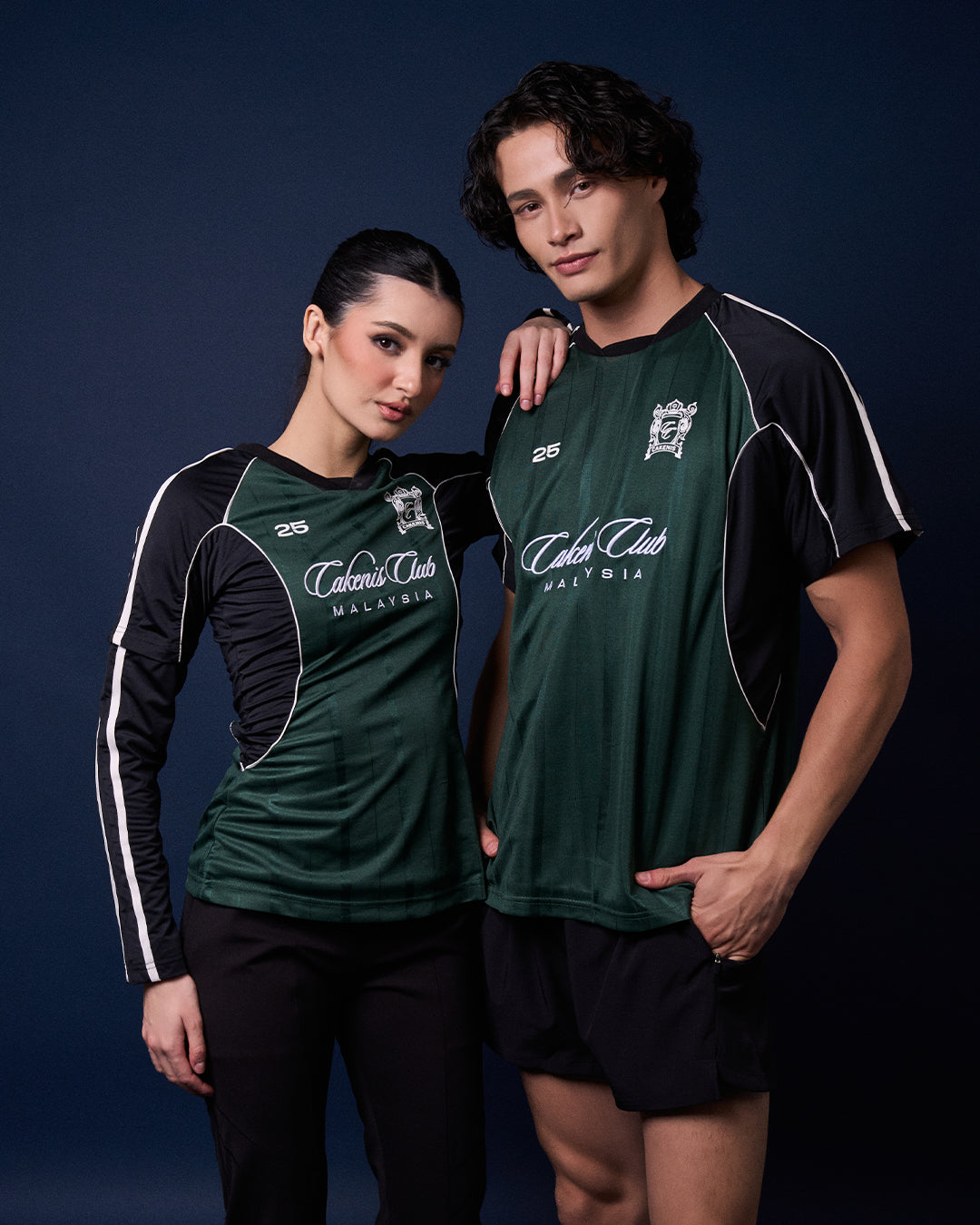 CAKENIS SHOW UP JERSEY WOMEN IN BLACK GREEN