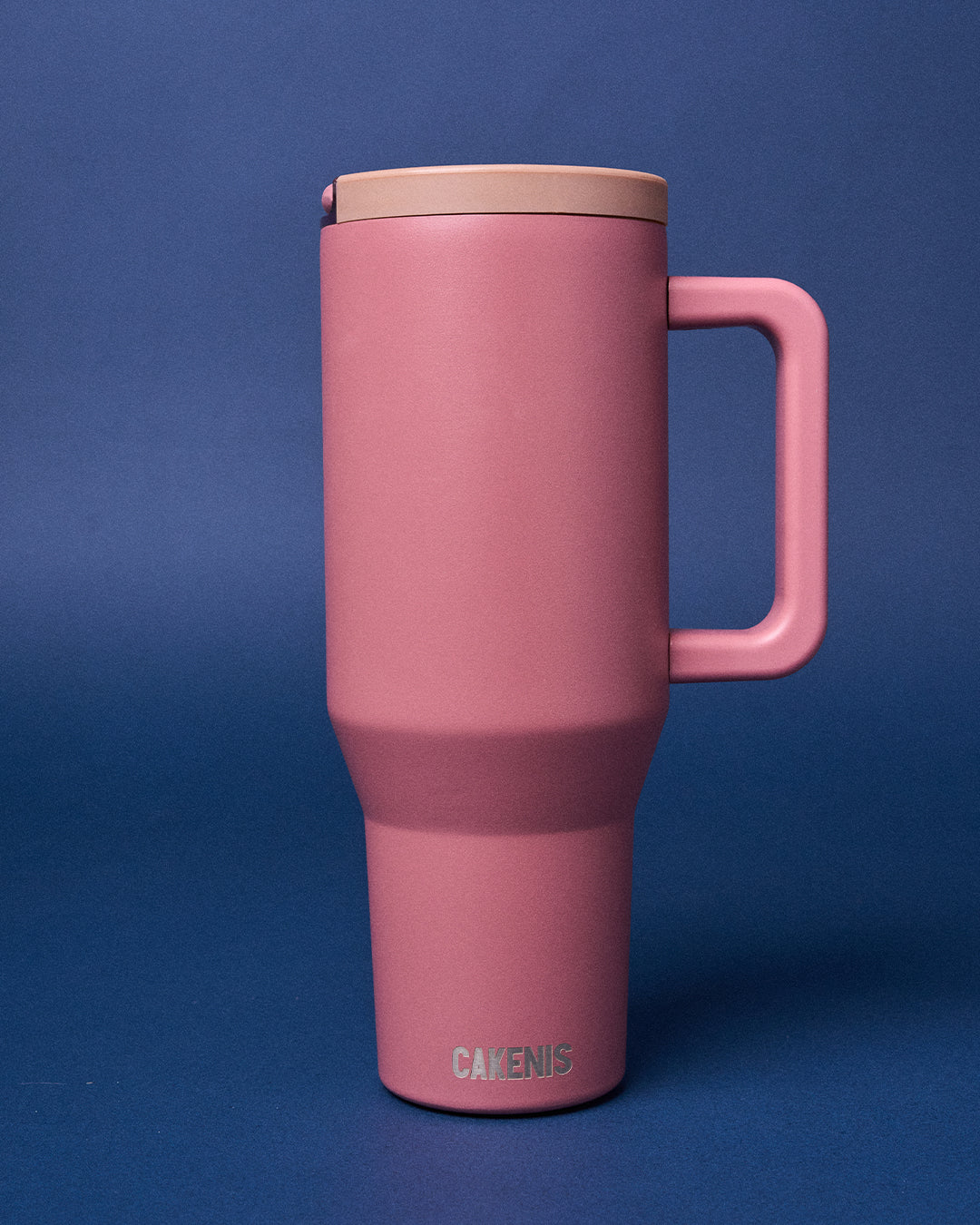 CAKENIS ATHLEISURE INSULATED STEEL TUMBLER (1.2L) IN MAUVE