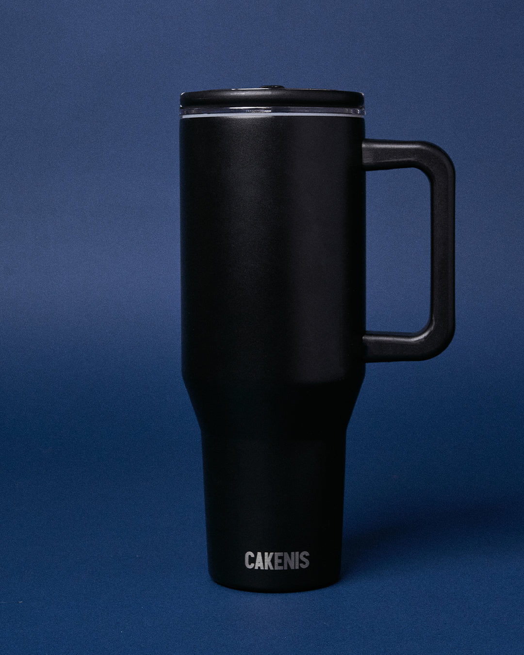 CAKENIS ATHLEISURE INSULATED STEEL TUMBLER (1.2L) IN BLACK
