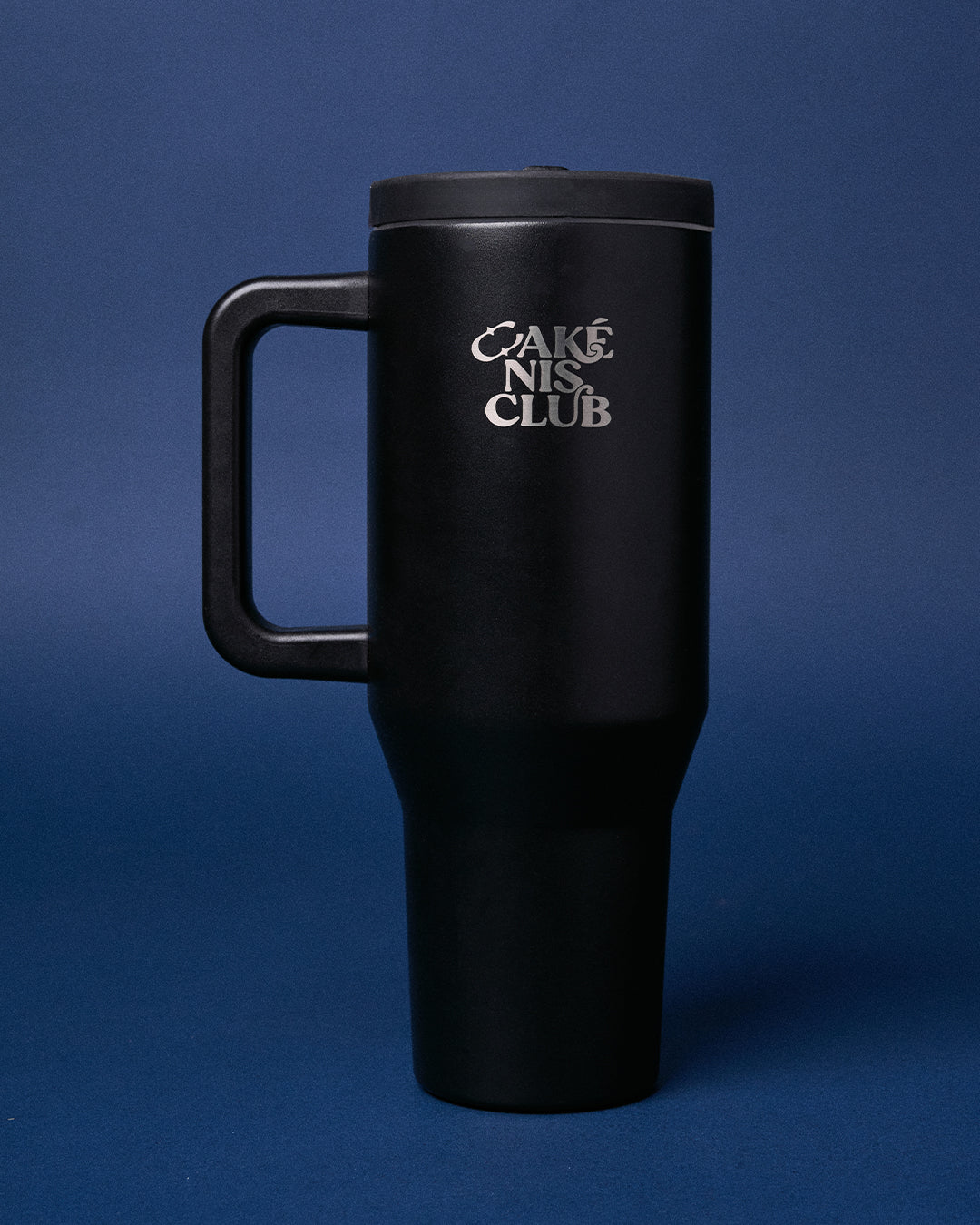 CAKENIS ATHLEISURE INSULATED STEEL TUMBLER (1.2L) IN BLACK