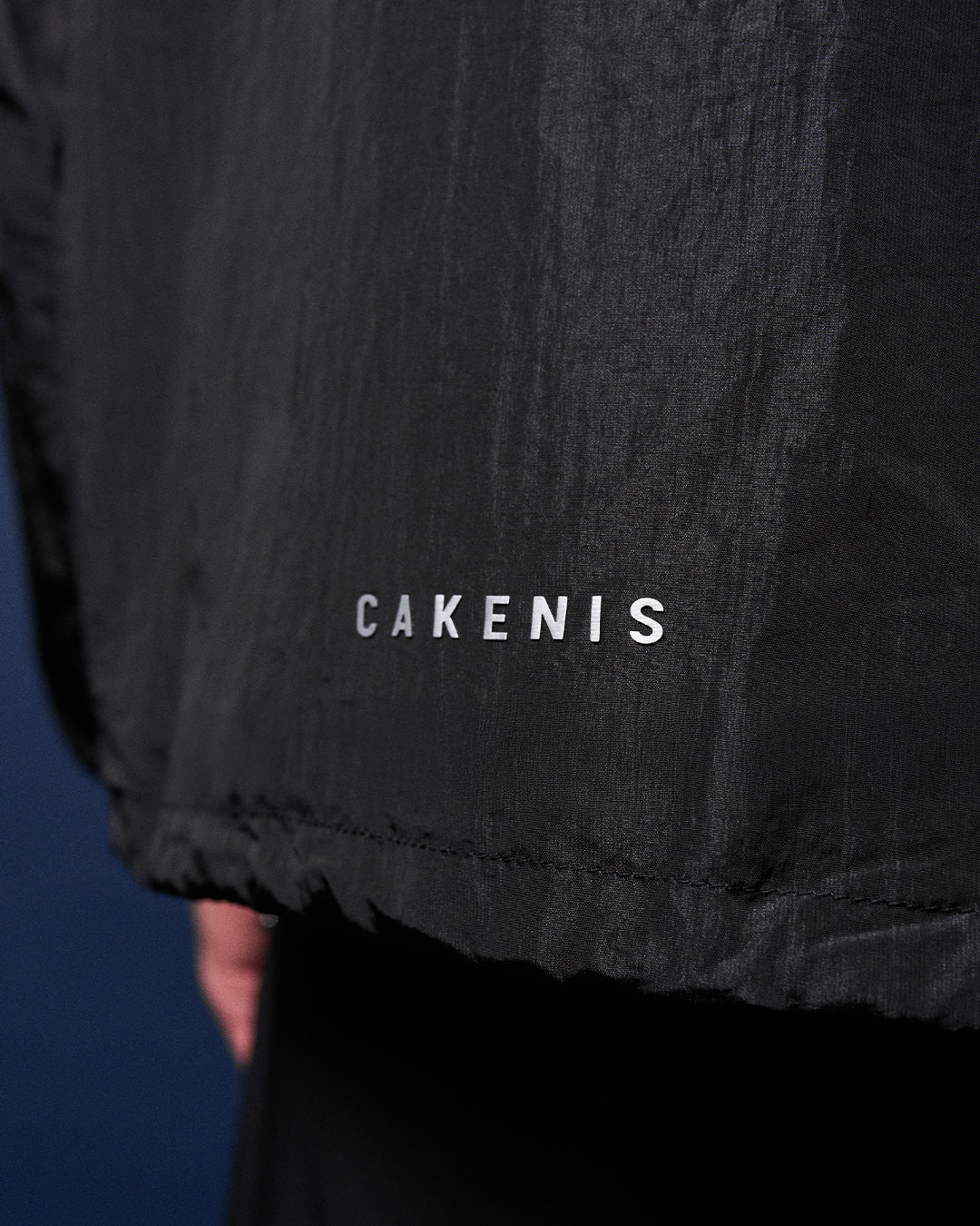 CAKENIS CRUZ BOMBER WINDBREAKER IN BLACK