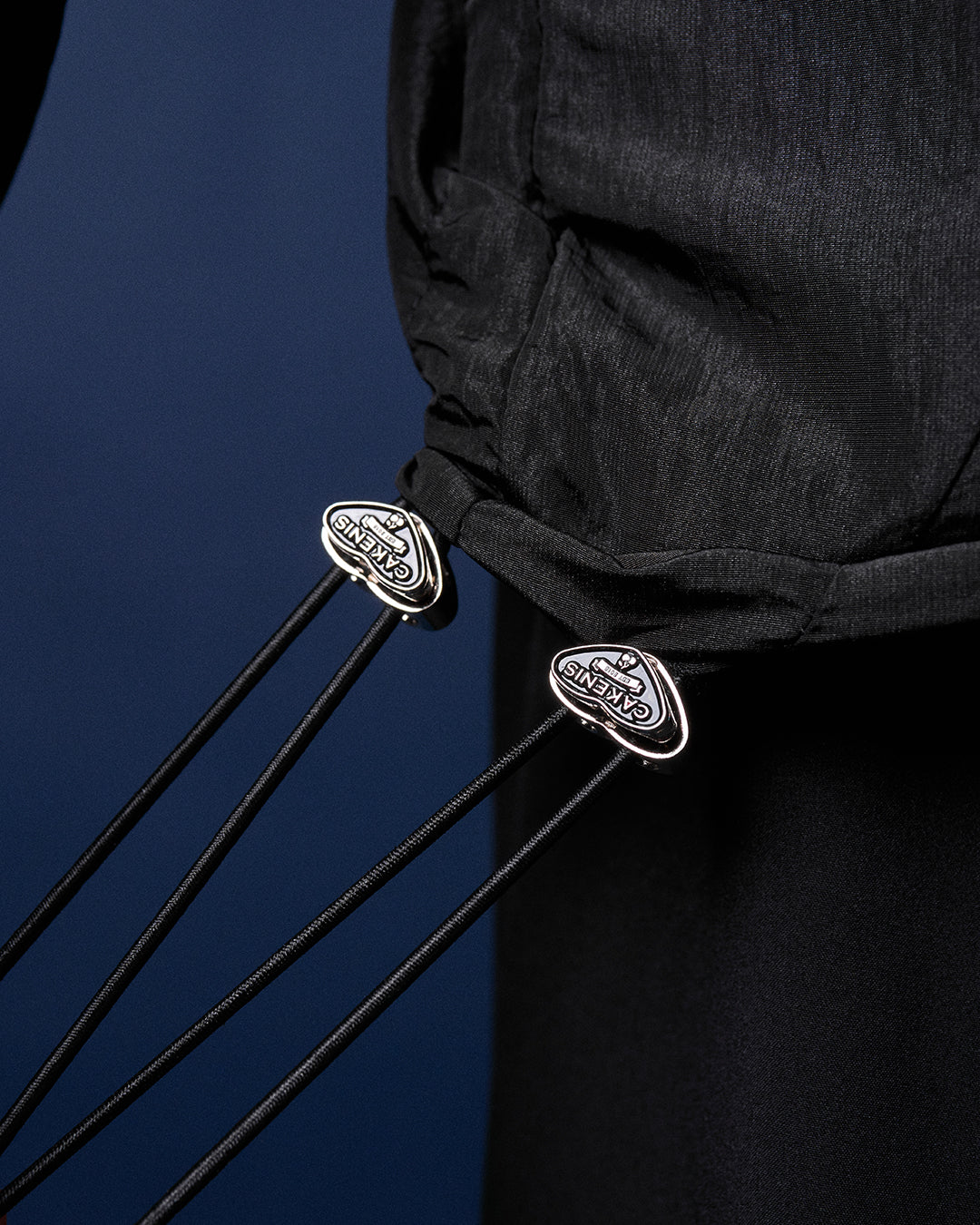 CAKENIS CRUZ BOMBER WINDBREAKER IN BLACK