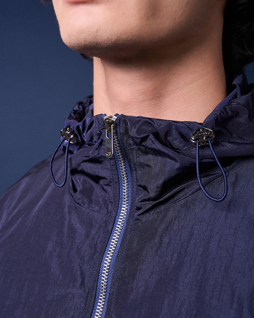 CAKENIS CRUZ BOMBER WINDBREAKER IN NAVY