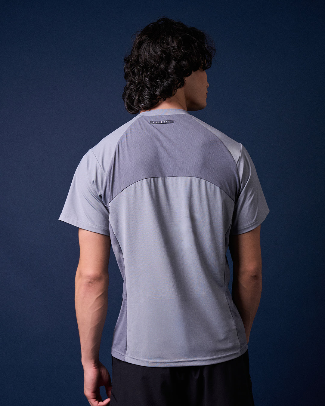 CAKENIS SLIM SPORTS TOP MEN IN GREY