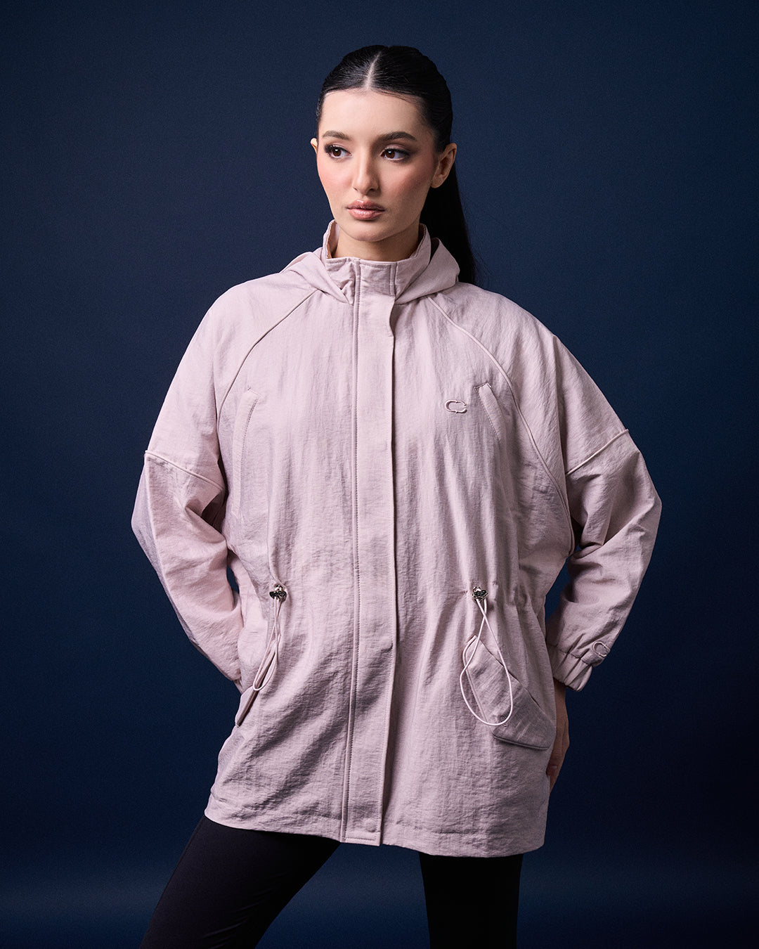 CAKENIS HARPER HOODIE JACKET IN PINK