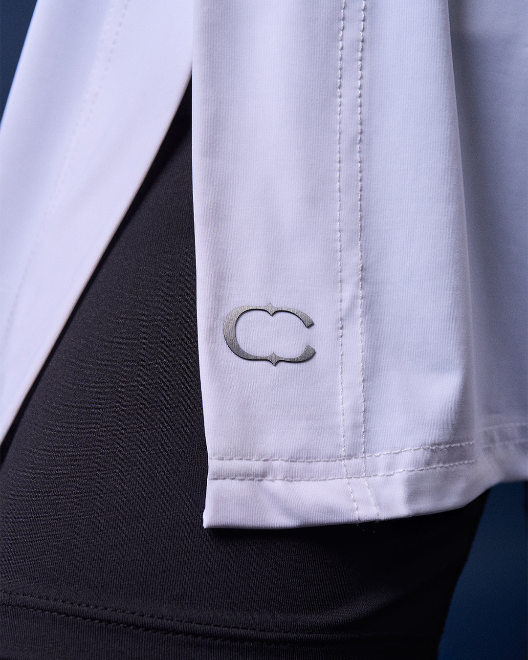 CAKENIS ATHLEISURE SKIRT EXTENDER IN WHITE